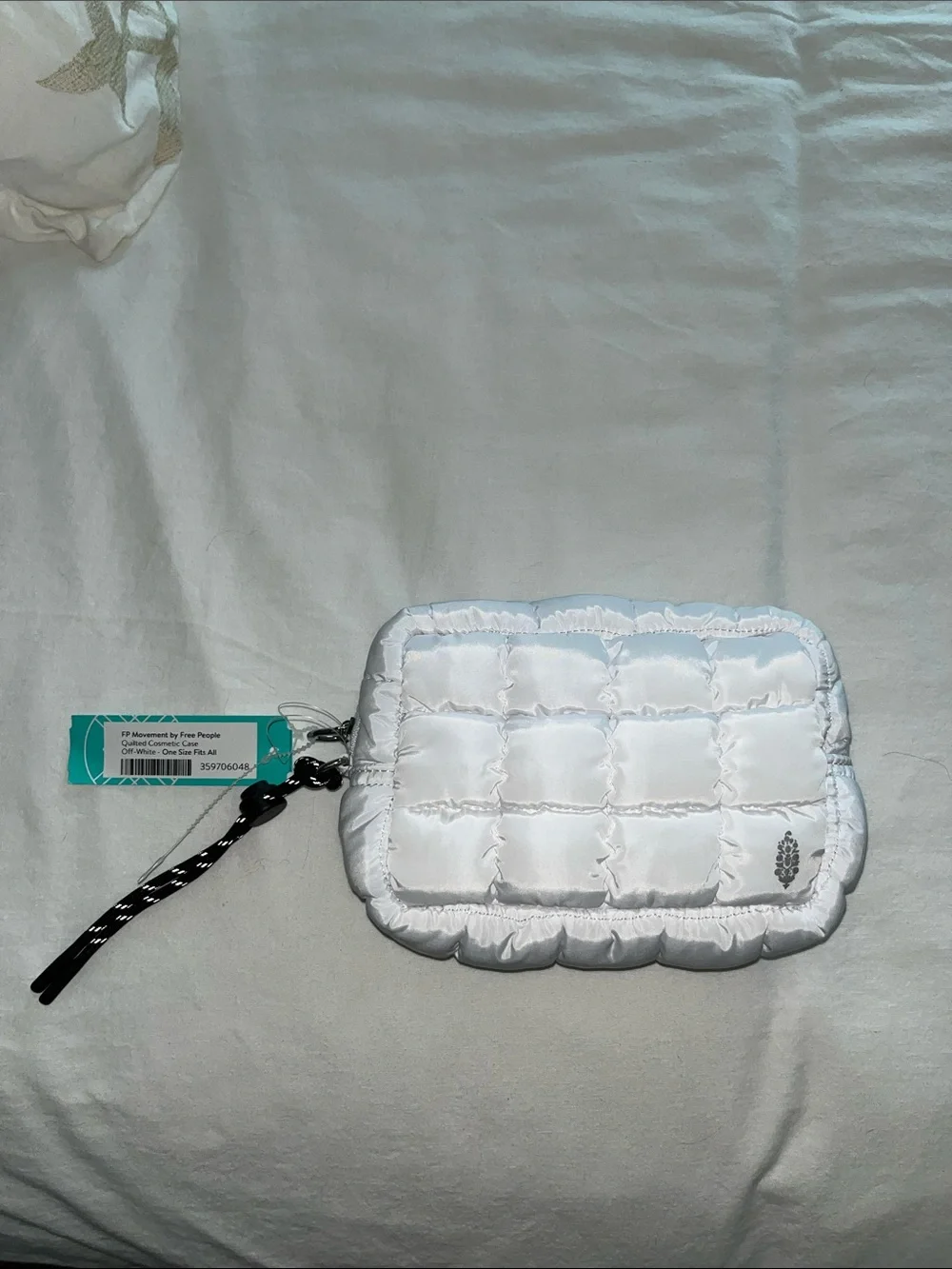 Free People FP Movement Quilted Cosmetic Wristlet Bag NWT